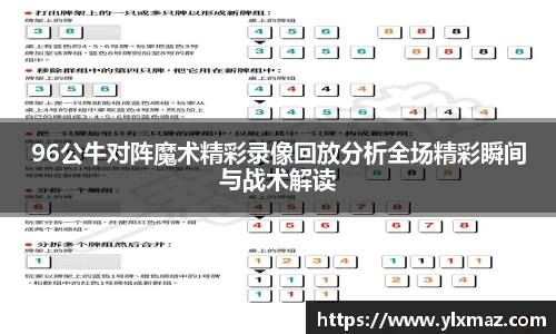 96公牛对阵魔术精彩录像回放分析全场精彩瞬间与战术解读